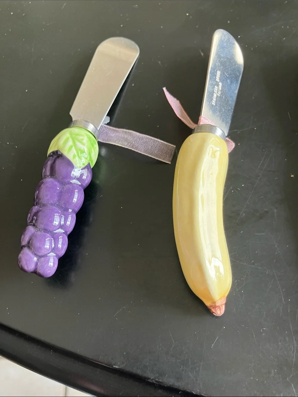 Fruit Handle Spreader Set - Grape, Banana, Watermelon, Strawberry